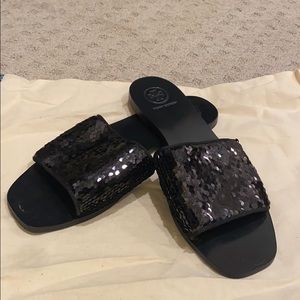 Tory Burch Sequin Slides